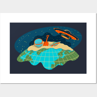 Alien Vacation Posters and Art
